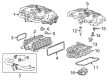 Cadillac CT6 Radiator Diagram - 23385892