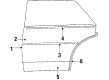 1985 Cadillac Seville Door Seal Diagram - 20104596