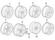 Chevy Equinox Wheel Cover Diagram - 84566465