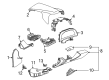 2023 Chevy Corvette Cup Holder Diagram - 84397107