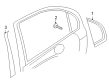 2008 Chevy Aveo Door Moldings Diagram - 96649124