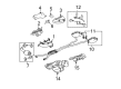 Cadillac CTS Exhaust Hanger Diagram - 12581806