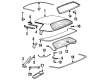 Chevy Corvette Weather Strip Diagram - 10123055