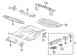 2013 Chevy Captiva Sport Floor Pan Diagram - 19301217