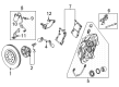 Chevy Corvette Brake Dust Shields Diagram - 84569496