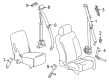 2017 GMC Sierra 1500 Seat Belt Diagram - 19356069