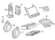 2016 Buick Verano Car Speakers Diagram - 84189370