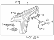 2020 Cadillac XT4 Headlight Diagram - 85525012