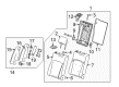 2015 Buick LaCrosse Seat Cushion Pad Diagram - 26207154