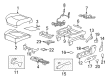 2015 GMC Acadia Seat Switch Panel Diagram - 22914483