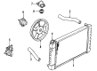 Buick Century Radiator fan Diagram - 22089280