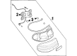 Oldsmobile Cutlass Tail Light Diagram - 19168623