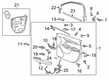 2021 Cadillac XT5 Door Handle Diagram - 84906961