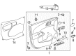 Chevy Sonic Door Handle Diagram - 95015704