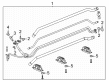 2024 Chevy Corvette A/C Hose Diagram - 86511430