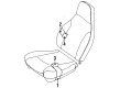 2001 Chevy Metro Seat Cushion Pad Diagram - 91171518