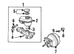 Pontiac Grand Prix Brake Master Cylinder Diagram - 18060781