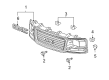 2003 GMC Yukon XL 2500 Emblem Diagram - 22881265