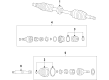 Chevy Sonic Axle Shaft Diagram - 95262210