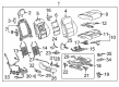 2021 Chevy Malibu Seat Cushion Pad Diagram - 84028011