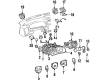 1998 Chevy Prizm A/C Switch Diagram - 94857386