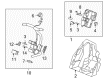 2006 Cadillac XLR Body Control Module Diagram - 15850986