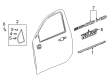 2023 Chevy Silverado 3500 HD Door Moldings Diagram - 84901298