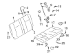 Chevy Tracker Seat Cushion Pad Diagram - 91175007