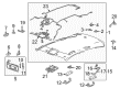 2023 Cadillac XT4 Door Handle Diagram - 22849596