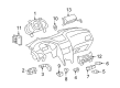 2009 Chevy Malibu Blower Control Switches Diagram - 25882372