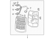 Cadillac Escalade Tail Light Diagram - 15079079