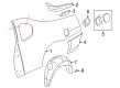 Chevy Monte Carlo Fender Splash Shield Diagram - 15890139