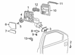 Chevy Silverado 1500 LTD Side View Mirrors Diagram - 84994415