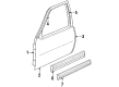 1991 Chevy Cavalier Door Moldings Diagram - 22549140