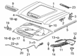 2016 Chevy Silverado 1500 Hood Cable Diagram - 23498697