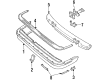 1990 Chevy Lumina APV Bumper Diagram - 10148753