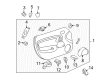 2008 Saturn Sky Power Window Switch Diagram - 10393316