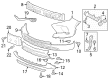 2023 Chevy Blazer Bumper Diagram - 42744939