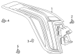 2024 Cadillac CT4 Tail Light Diagram - 85133322