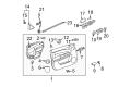 2016 Chevy Impala Limited Door Latch Assembly Diagram - 22862250