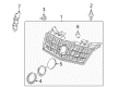 2008 Cadillac STS Emblem Diagram - 25791152