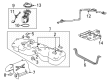 Cadillac CT5 Fuel Tank Strap Diagram - 84514818