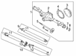 2009 GMC Canyon Drive Shaft Diagram - 20777019