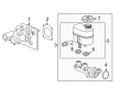 2015 Chevy Silverado 3500 HD Brake Master Cylinder Diagram - 84826642