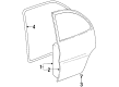 1998 Chevy Prizm Weather Strip Diagram - 94857688