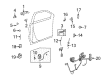 2012 Buick Enclave Door Hinge Diagram - 23436137