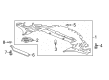 Buick Underbody Splash Shield Diagram - 22961207