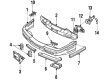 1991 Buick Riviera Bumper Diagram - 1644501