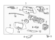 2013 Cadillac XTS Mirror Cover Diagram - 22839664