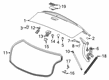 2019 Cadillac XTS Tailgate Handle Diagram - 20814017